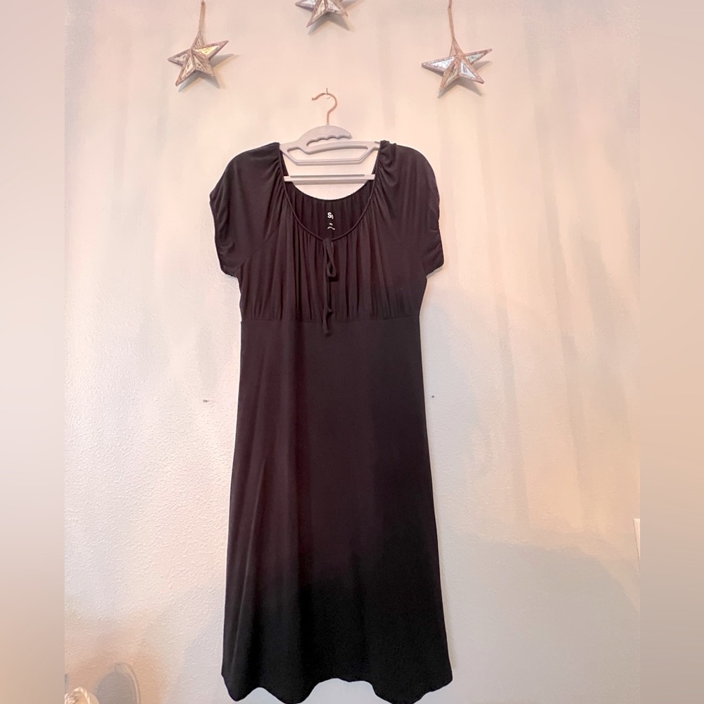 SO black flowy dress, coverup, maxi dress